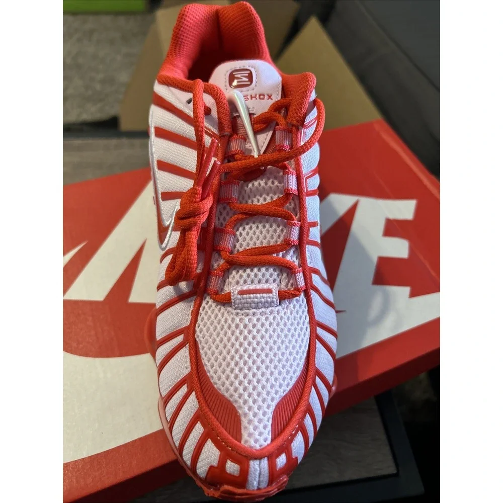 NIB Nike Shox TL GS Size 6.5 Y Shoes Pink/White/Red IQ5090663 Women's Size 8
